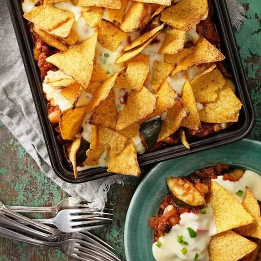 recipe image Vegetarisk taco-gratin